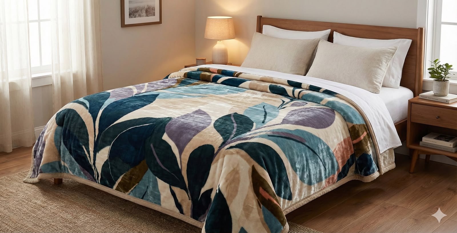 Oversized Leaf Blanket