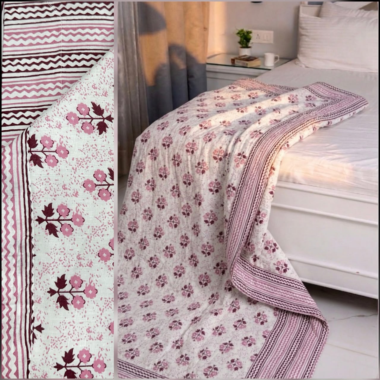 White & Pink Dohar